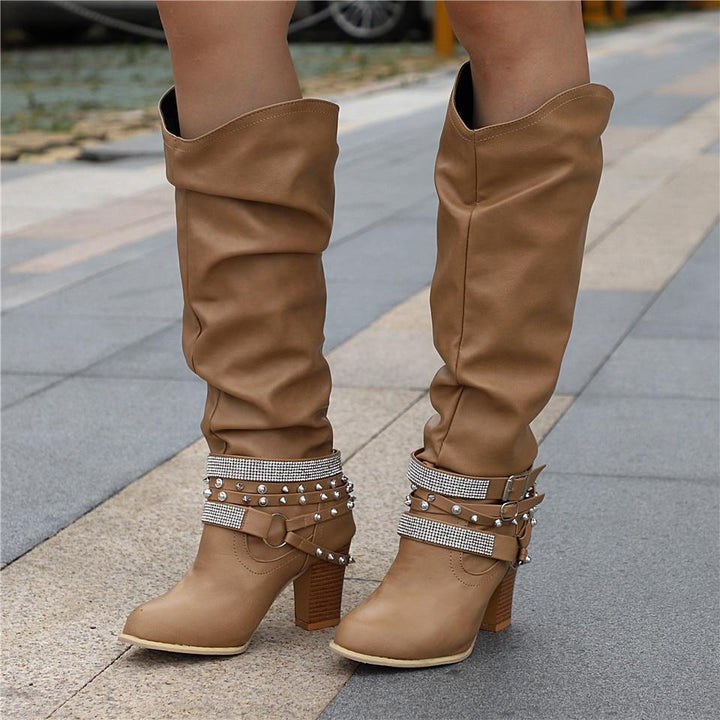 Victoria’s Elegant Slouch Knee Boots