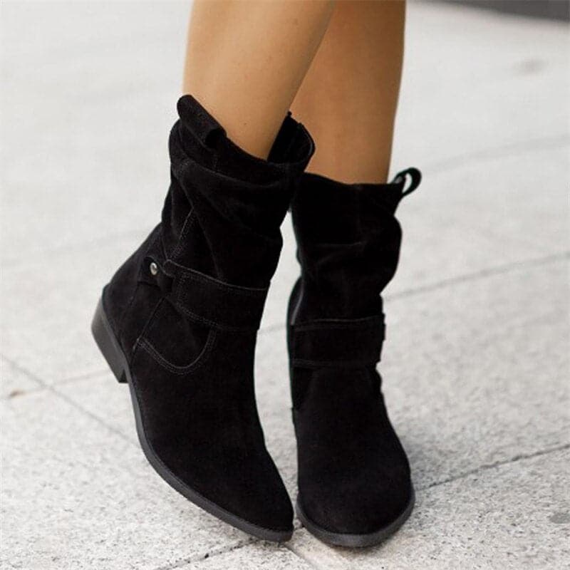 Victoria’s Relaxed Fit Slouchy Mid-Calf Boots