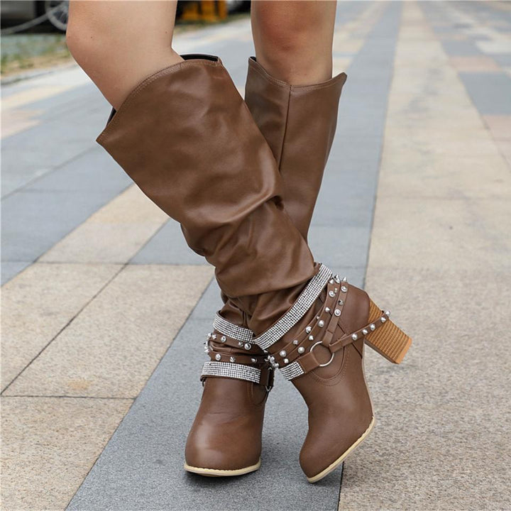 Victoria’s Elegant Slouch Knee Boots