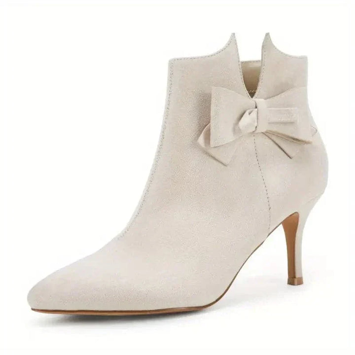 Victoria’s Elegant Bow Stiletto Ankle Boots
