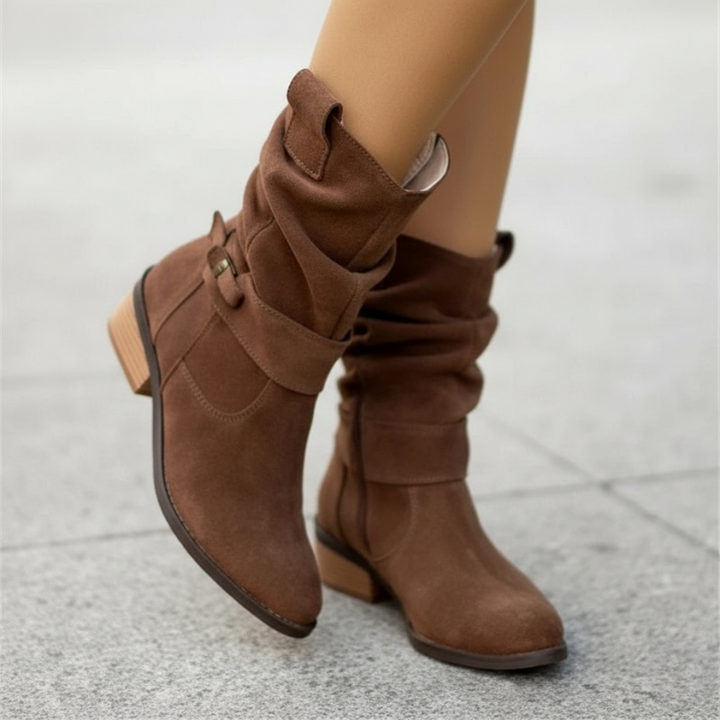 Victoria’s Relaxed Fit Slouchy Mid-Calf Boots