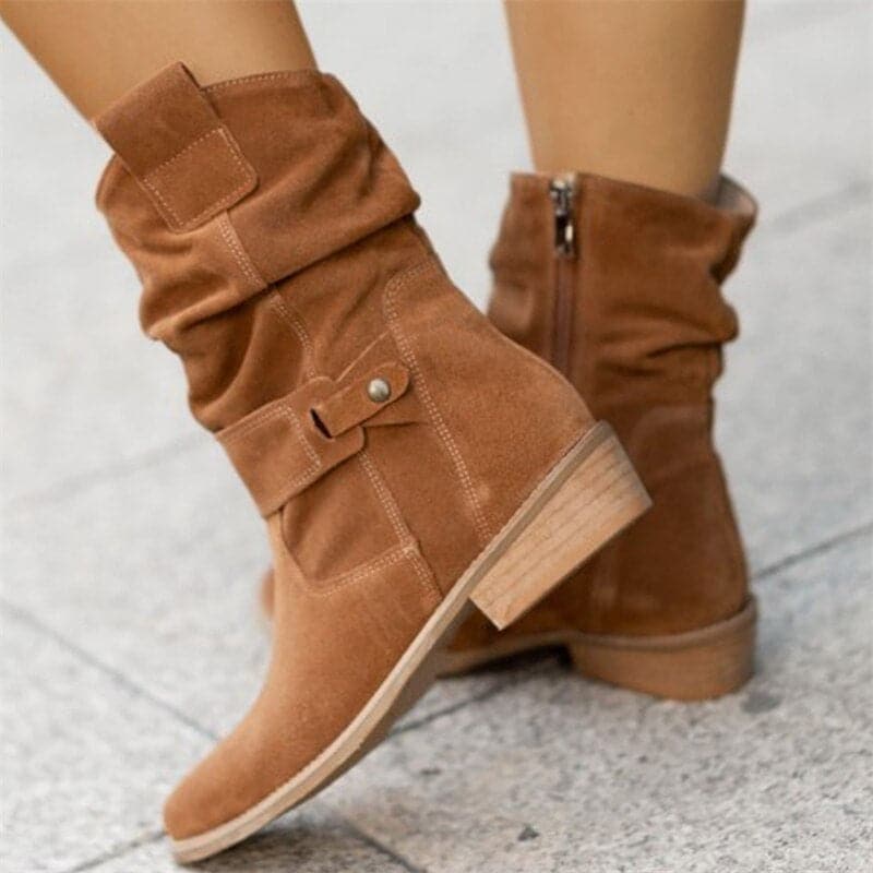 Victoria’s Relaxed Fit Slouchy Mid-Calf Boots