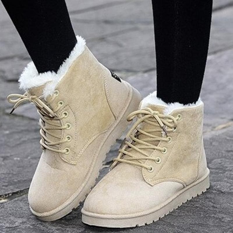 Victoria’s Cozy Lace-Up Ankle Boots
