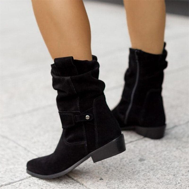 Victoria’s Relaxed Fit Slouchy Mid-Calf Boots