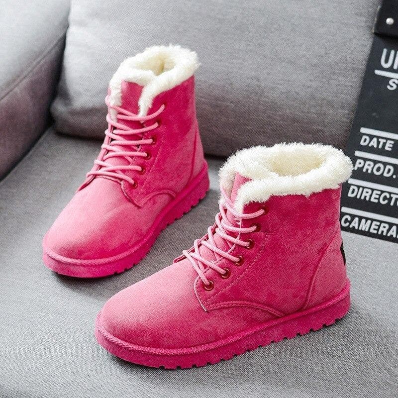 Victoria’s Cozy Lace-Up Ankle Boots
