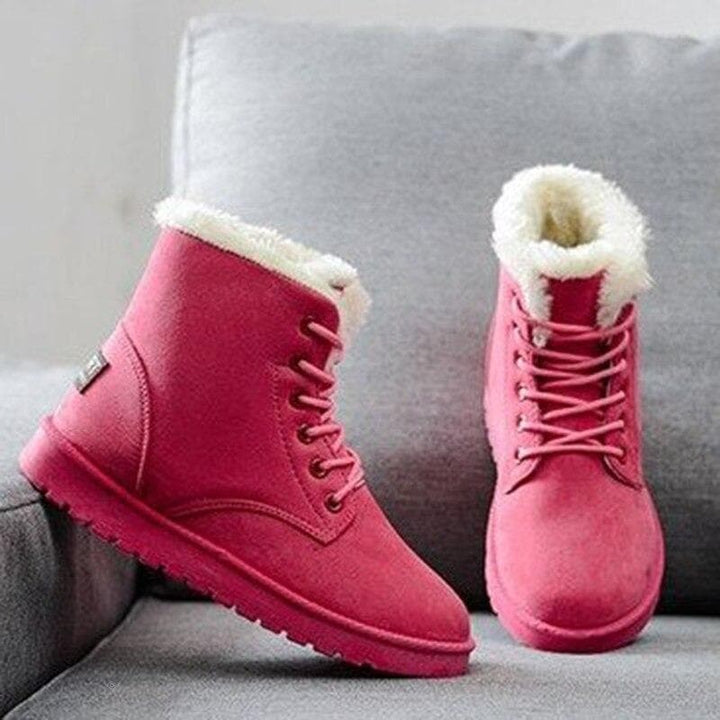 Victoria’s Cozy Lace-Up Ankle Boots