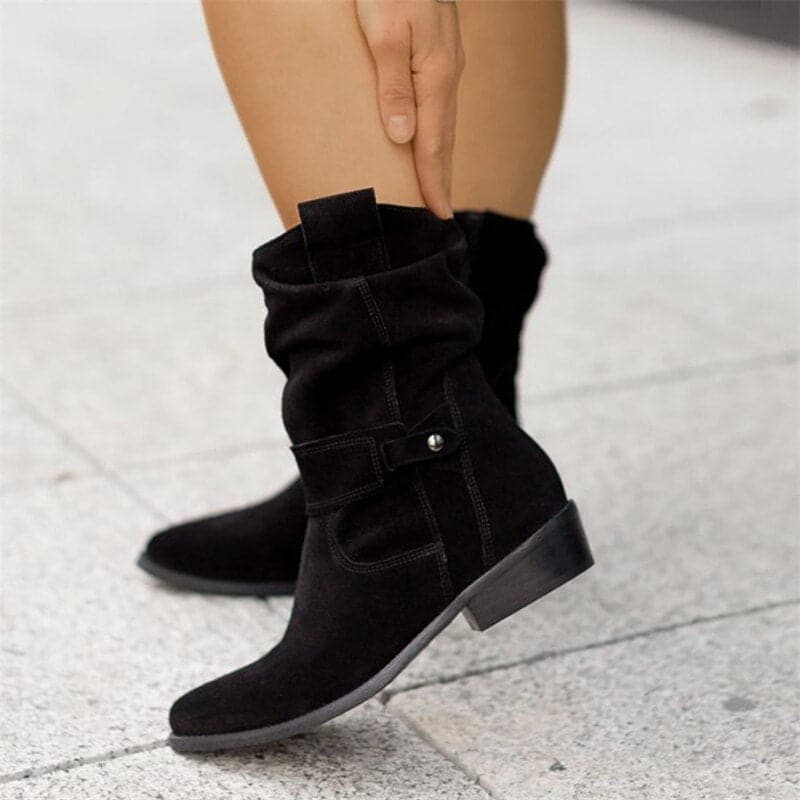 Victoria’s Relaxed Fit Slouchy Mid-Calf Boots