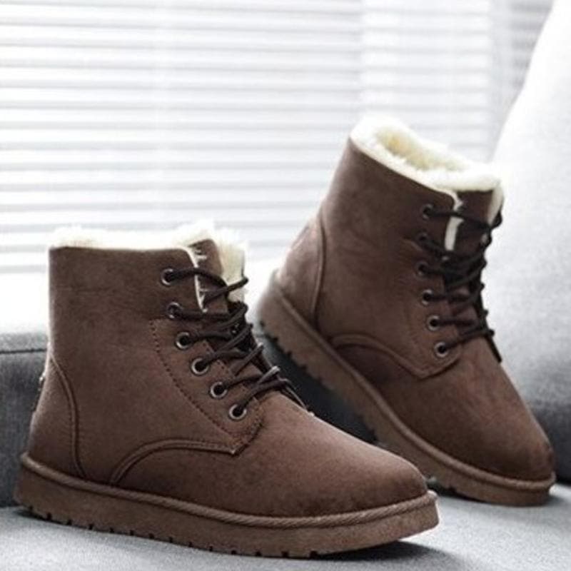 Victoria’s Cozy Lace-Up Ankle Boots