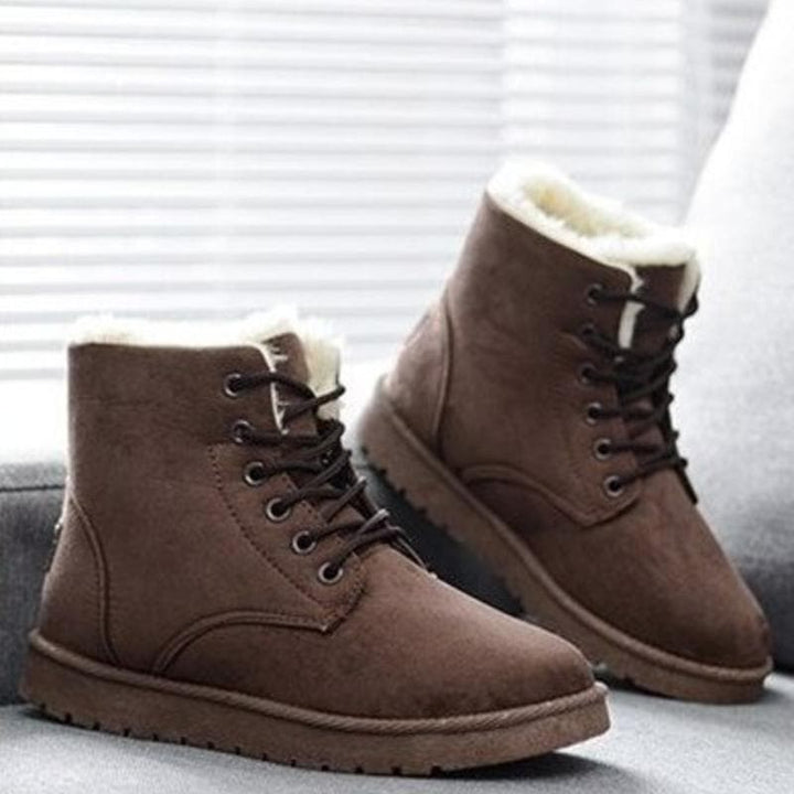 Victoria’s Cozy Lace-Up Ankle Boots