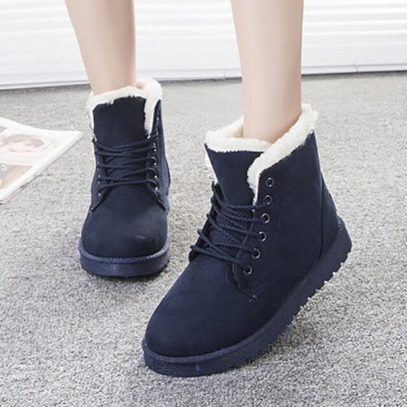Victoria’s Cozy Lace-Up Ankle Boots