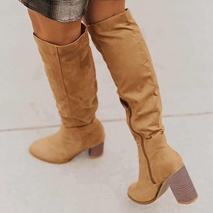 Victoria’s Classic Suede Knee-High Boots