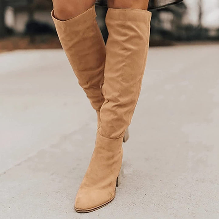 Victoria’s Classic Suede Knee-High Boots