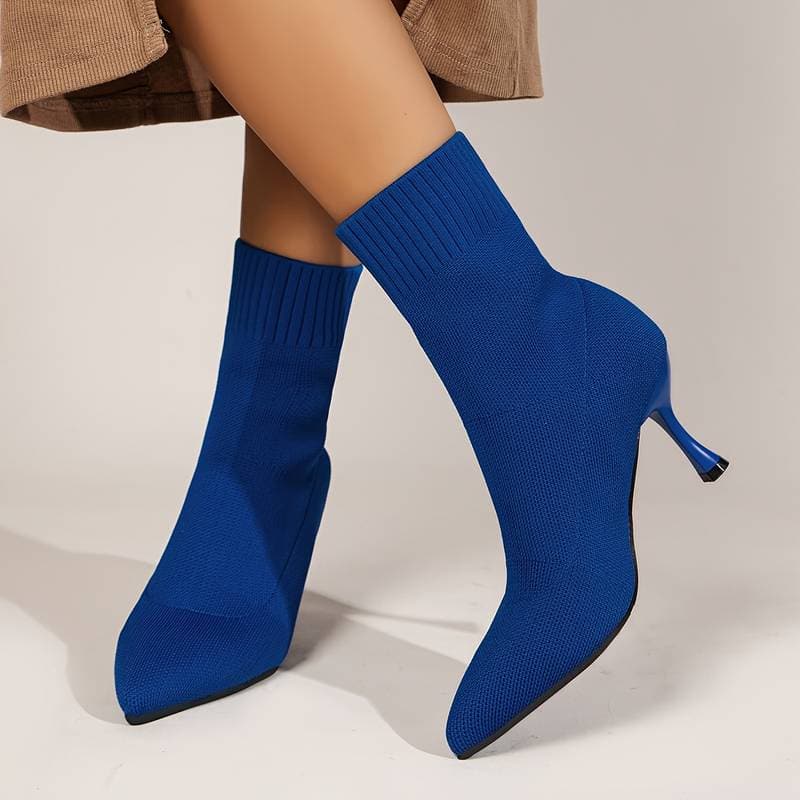 Victoria’s Elegant Knit Stiletto Boots