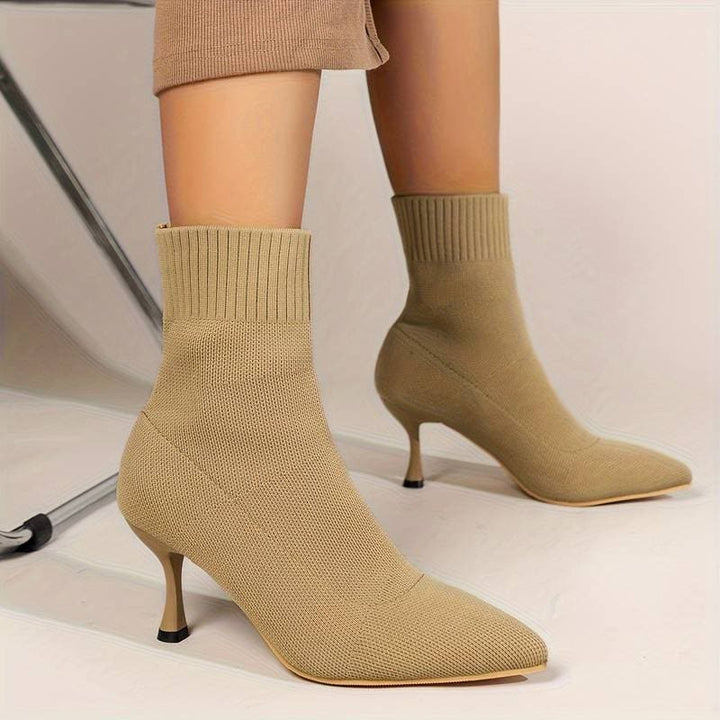 Victoria’s Elegant Knit Stiletto Boots