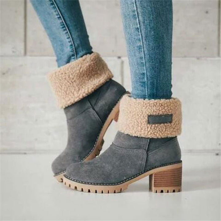 Victoria’s Faux Suede Winter Fur-Lined Boots