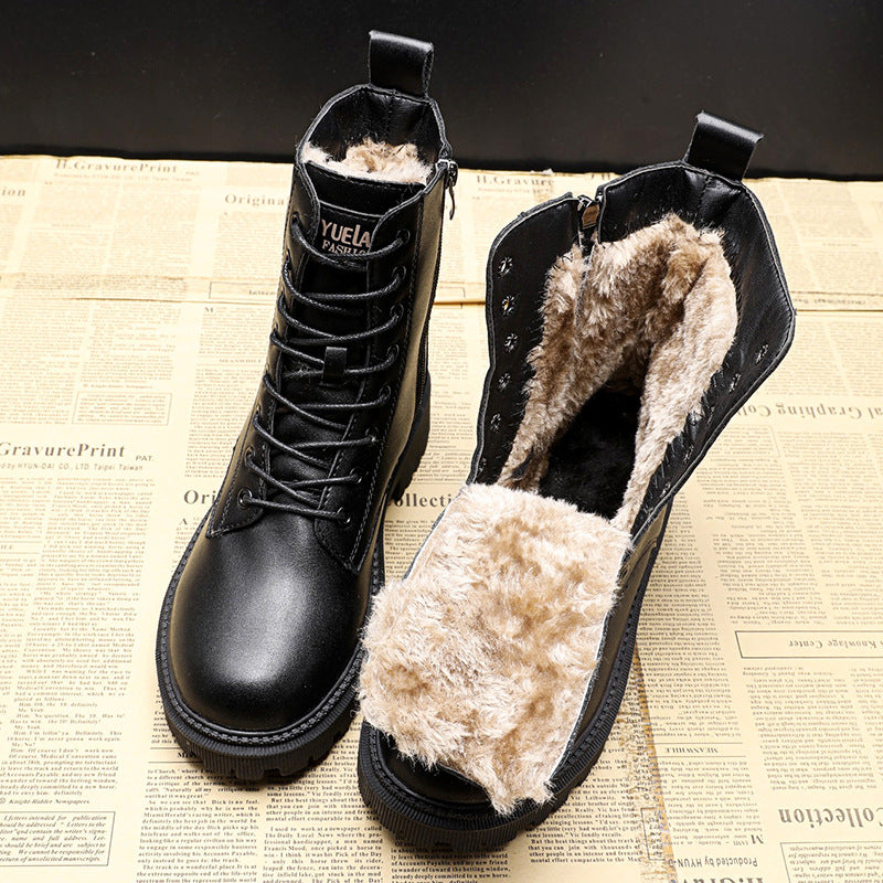 Victoria’s Classic Lace-Up Winter Boots