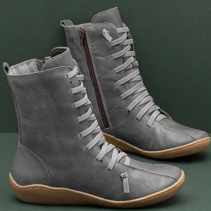 Victoria’s Everyday Lace-Up Leather Boots