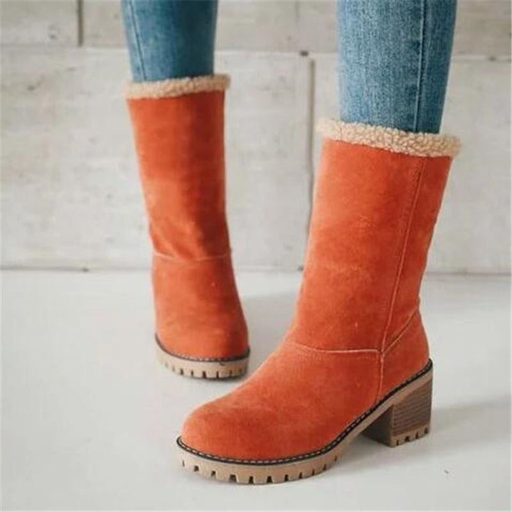 Victoria’s Faux Suede Winter Fur-Lined Boots